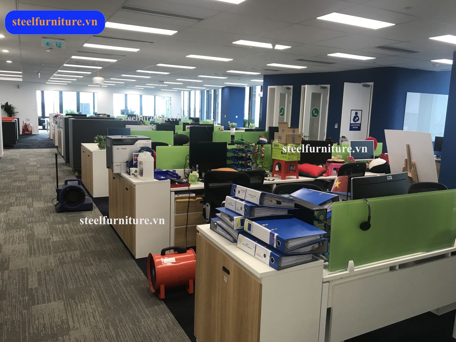 hình ảnh văn phòng lắp ráp hoàn thiện